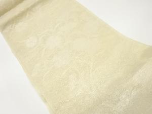 撫子模様織出し夏用袋帯